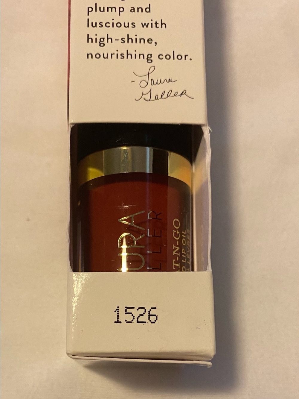Laura Geller Tinted Lip Oil - Rose Red - Picture 2 of 2